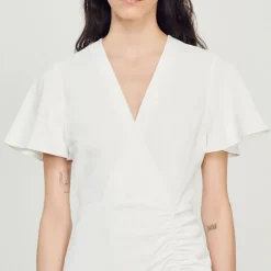 Shop Short Crossover Dress Women Dresses
