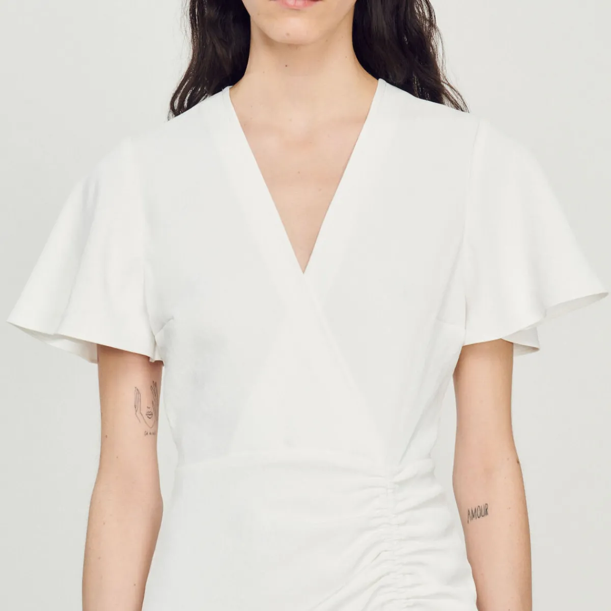 Shop Short Crossover Dress Women Dresses