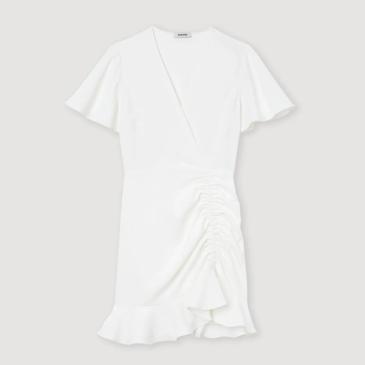 Shop Short Crossover Dress Women Dresses