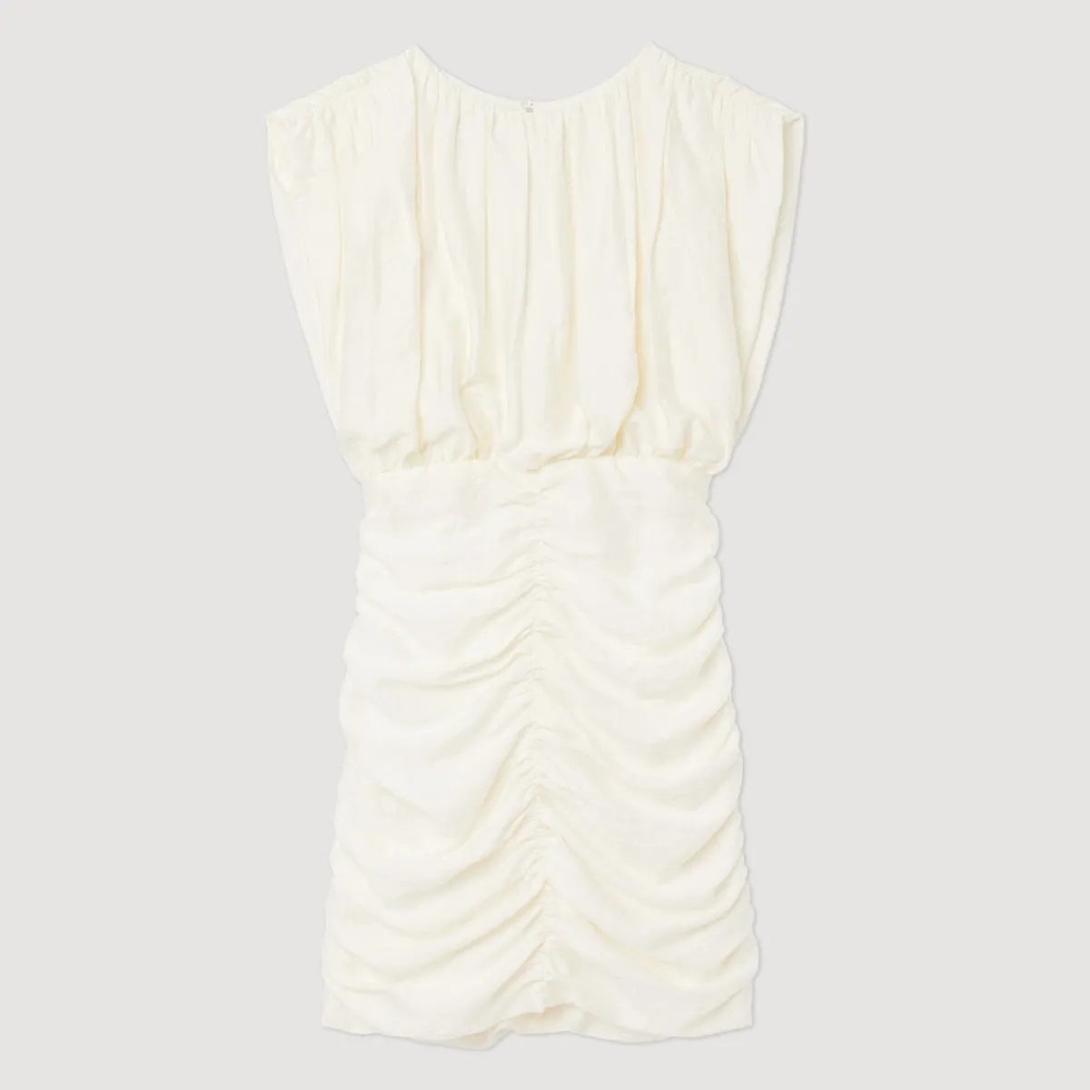 Discount Short Draped Dress Women Dresses
