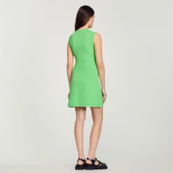 Sale Short Dress With Buttons Women Dresses