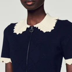 Discount Short Dress With Collar Women Dresses