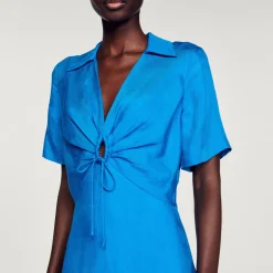 Sale Short Dress With Ties Women Dresses