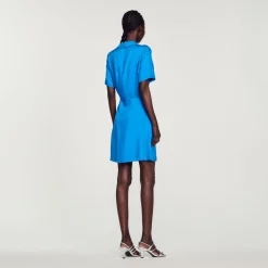 Sale Short Dress With Ties Women Dresses