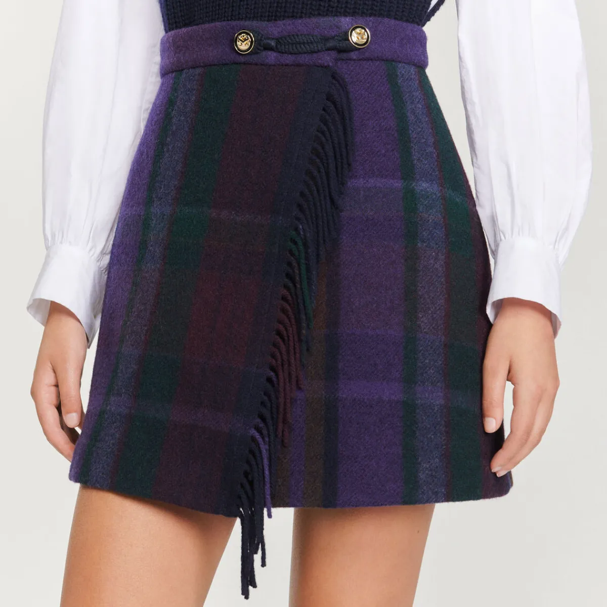 Best Sale Short Fringed Skirt Women Matching Sets