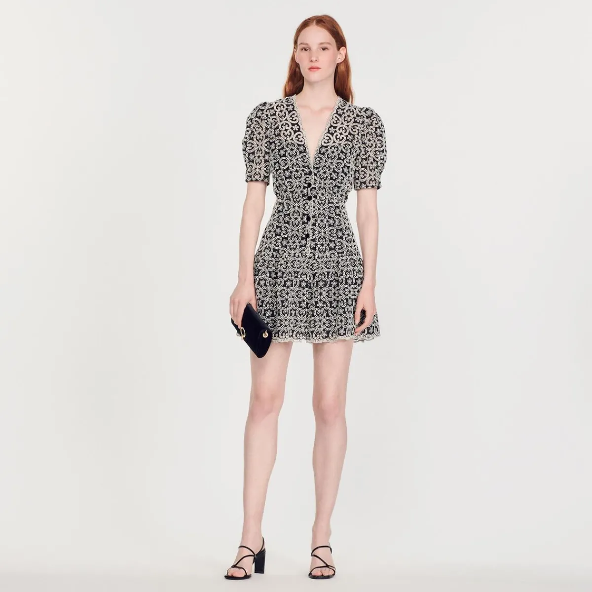 Clearance Short Guipure Dress Women Dresses