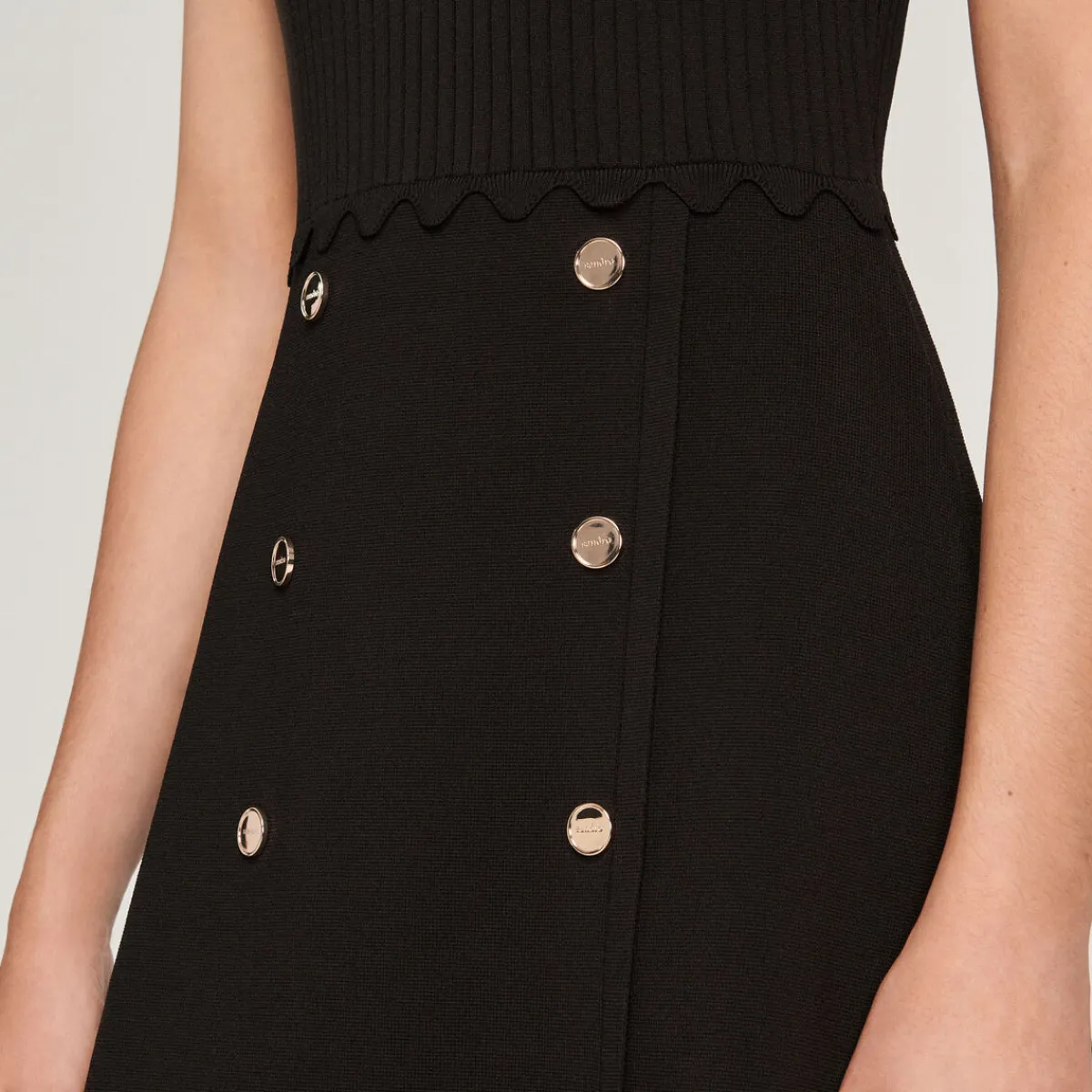Shop Short Knitted Dress Women Dresses