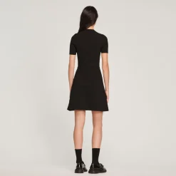 Shop Short Knitted Dress Women Dresses