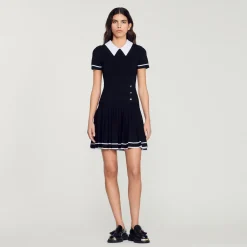 Store Short Knitted Dress Women Dresses