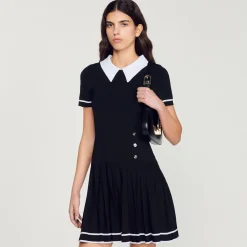 Store Short Knitted Dress Women Dresses