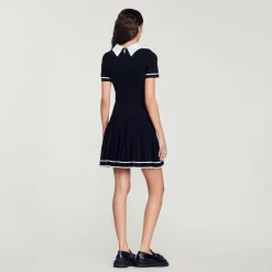 Store Short Knitted Dress Women Dresses