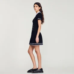 Store Short Knitted Dress Women Dresses