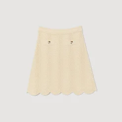 Hot Short Knitted Skirt Women Matching Sets