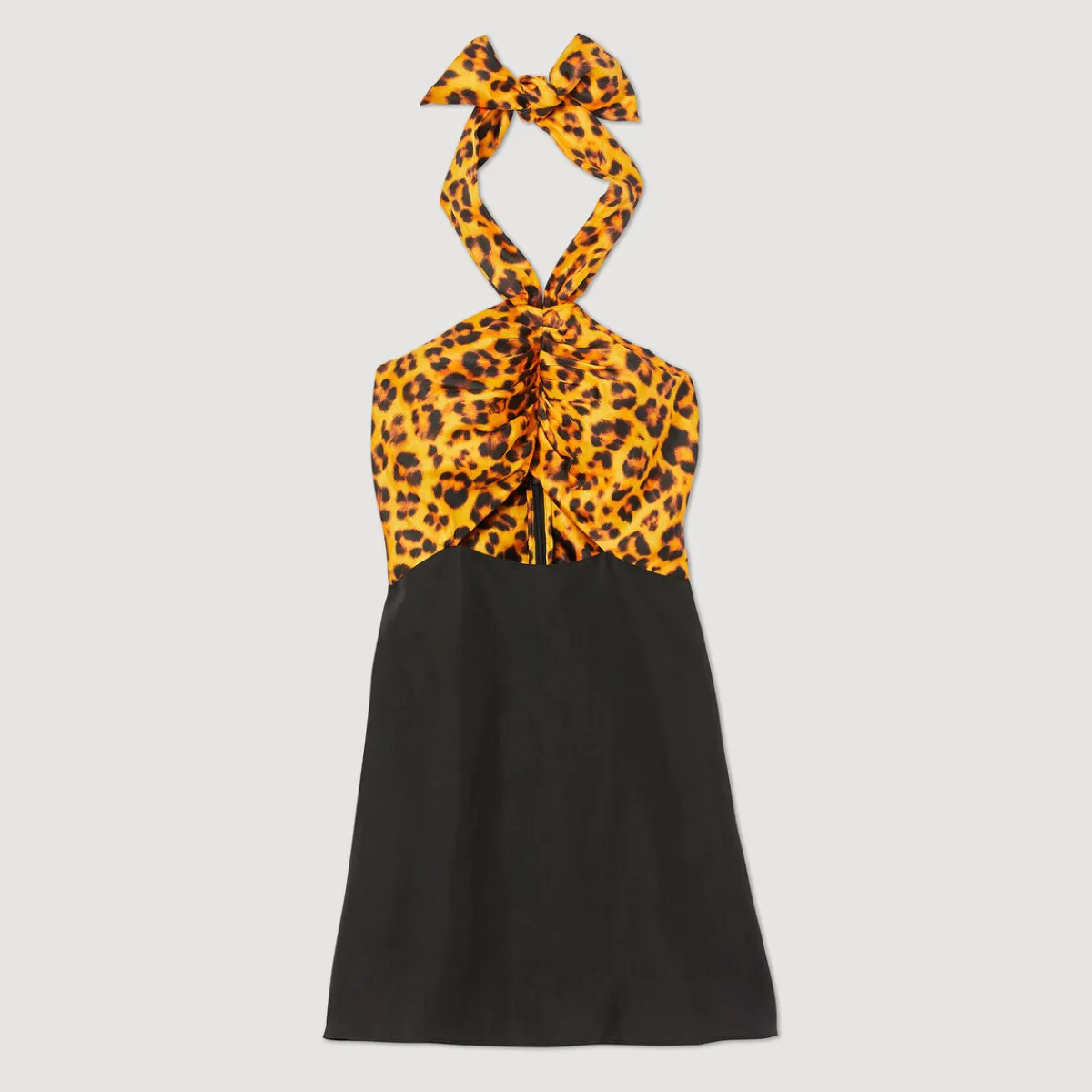 Hot Short Leopard Dress Women Dresses