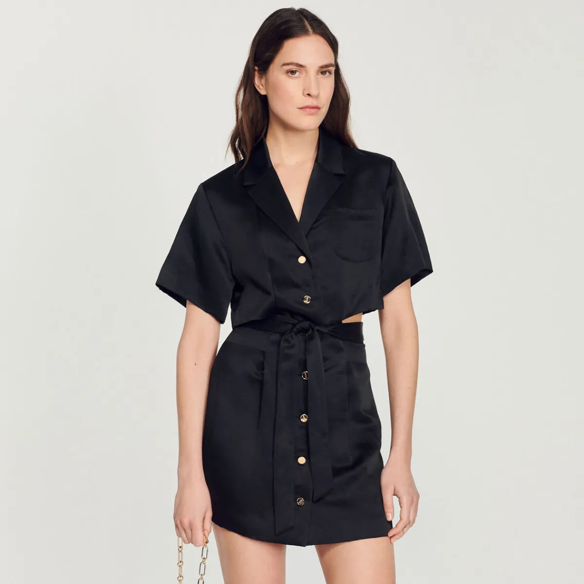 Best Sale Short Openwork Dress Women Dresses
