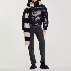 Clearance Short Padded Jacket With Hood Women Coats