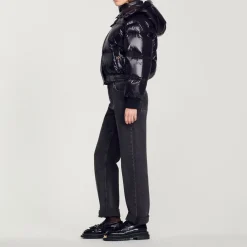 Clearance Short Padded Jacket With Hood Women Coats
