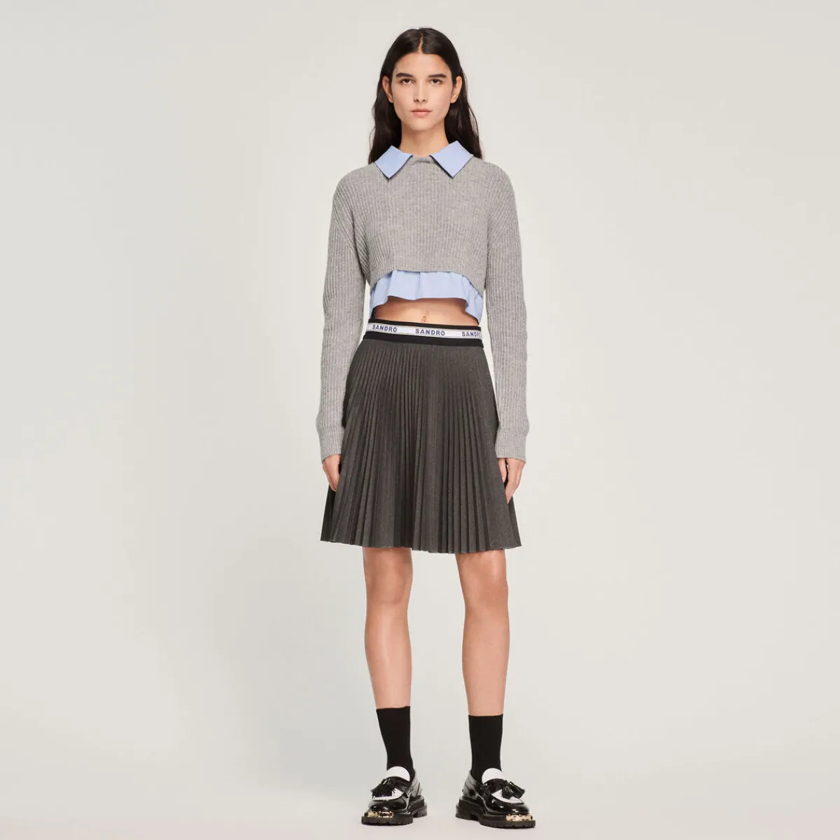 Cheap Short Pleated Skirt Women Skirts