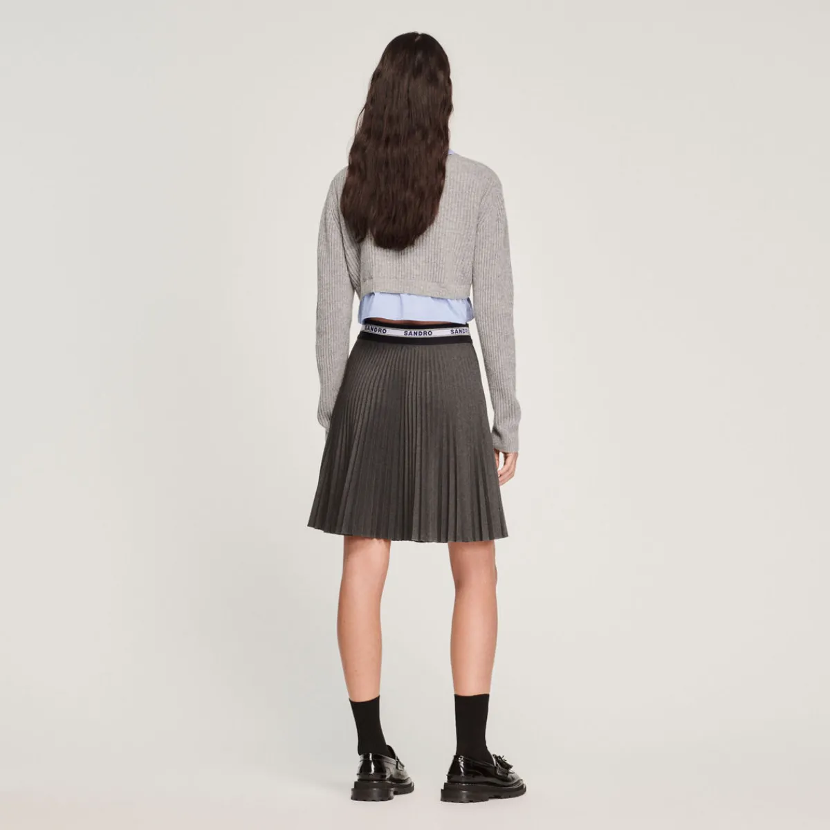 Cheap Short Pleated Skirt Women Skirts