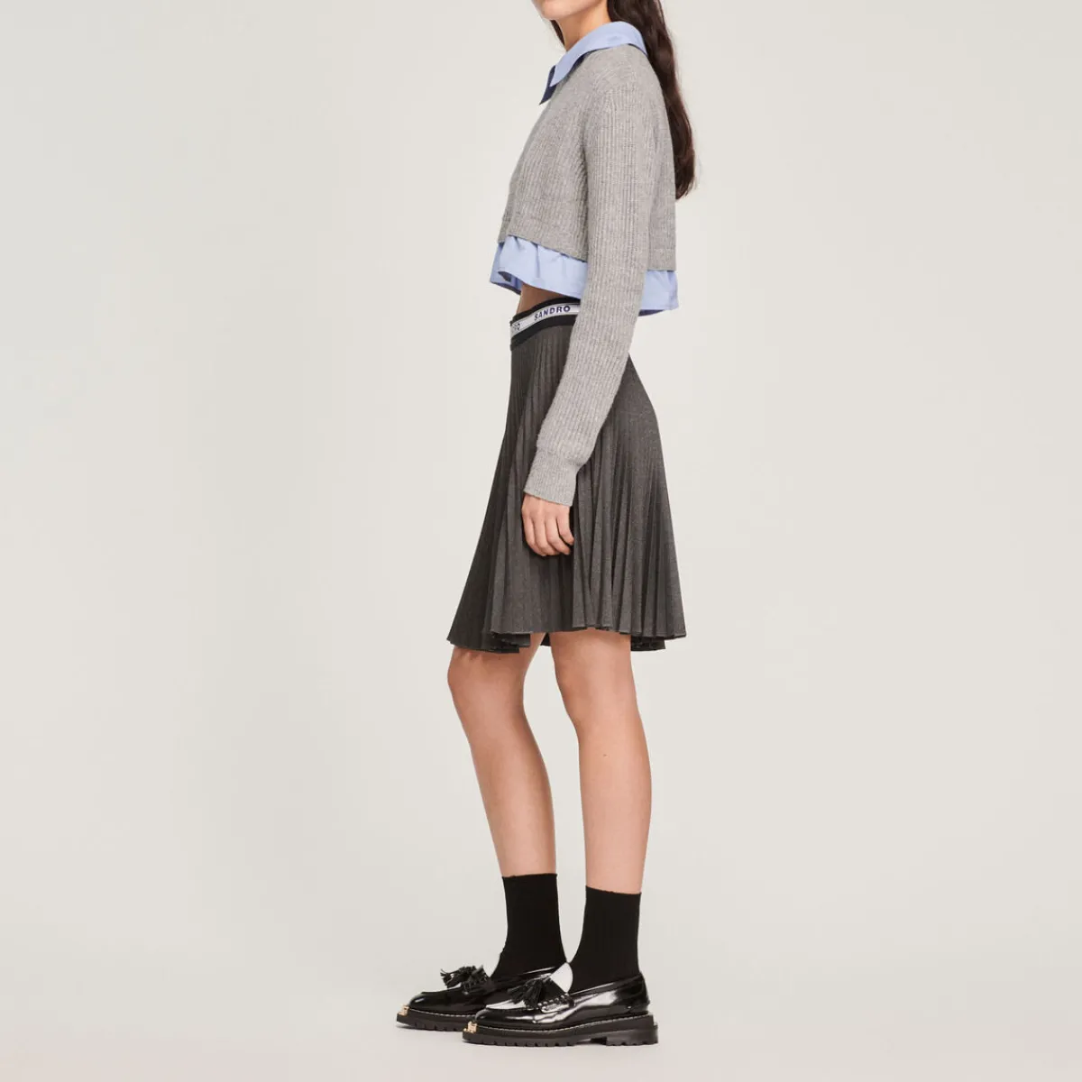Cheap Short Pleated Skirt Women Skirts