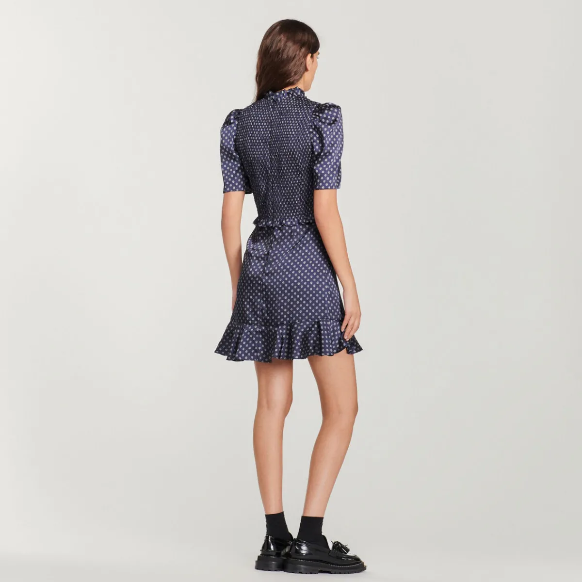 Hot Short Polka-Dot Dress Women Dresses