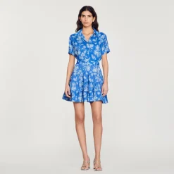 Clearance Short Printed Dress Women Dresses