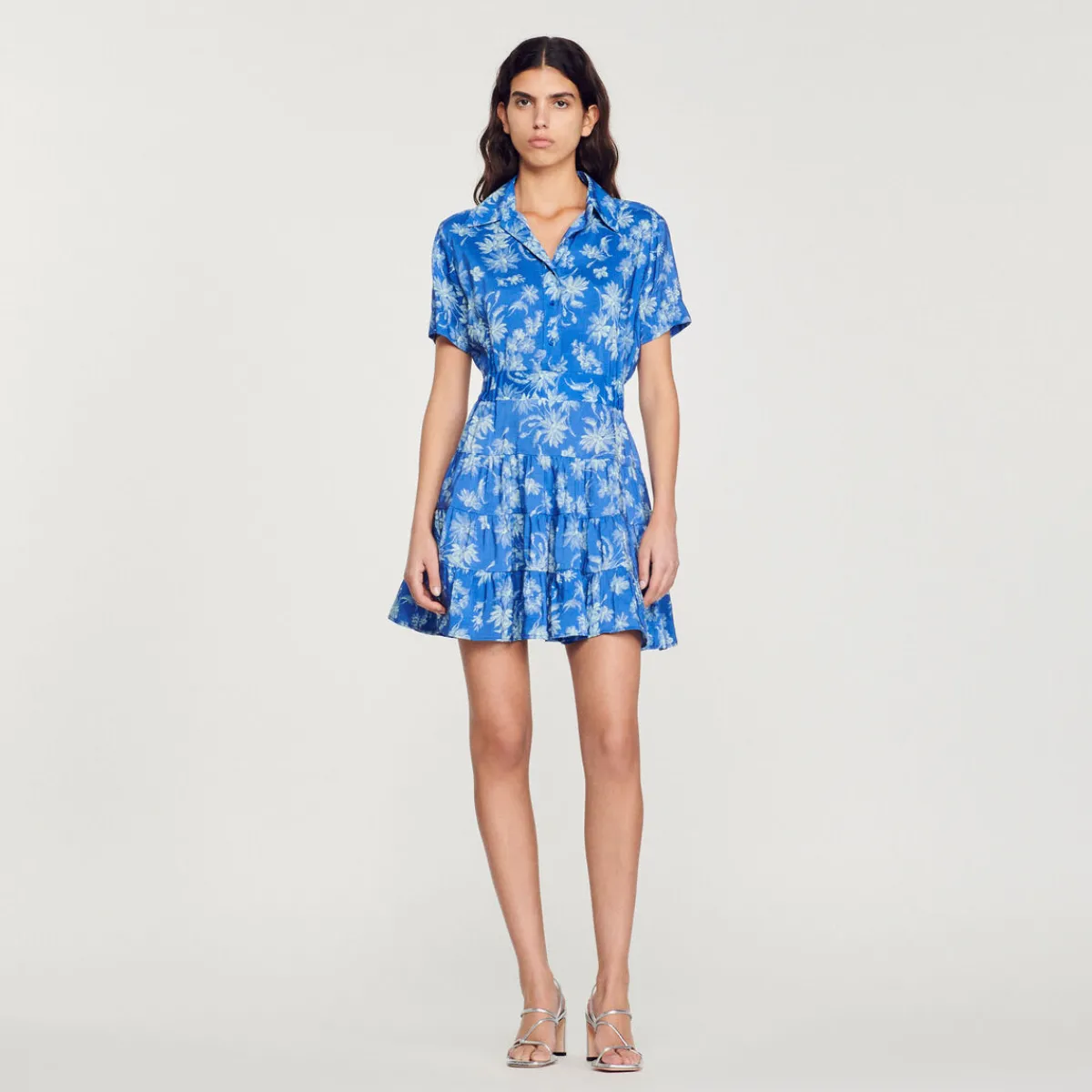 Clearance Short Printed Dress Women Dresses