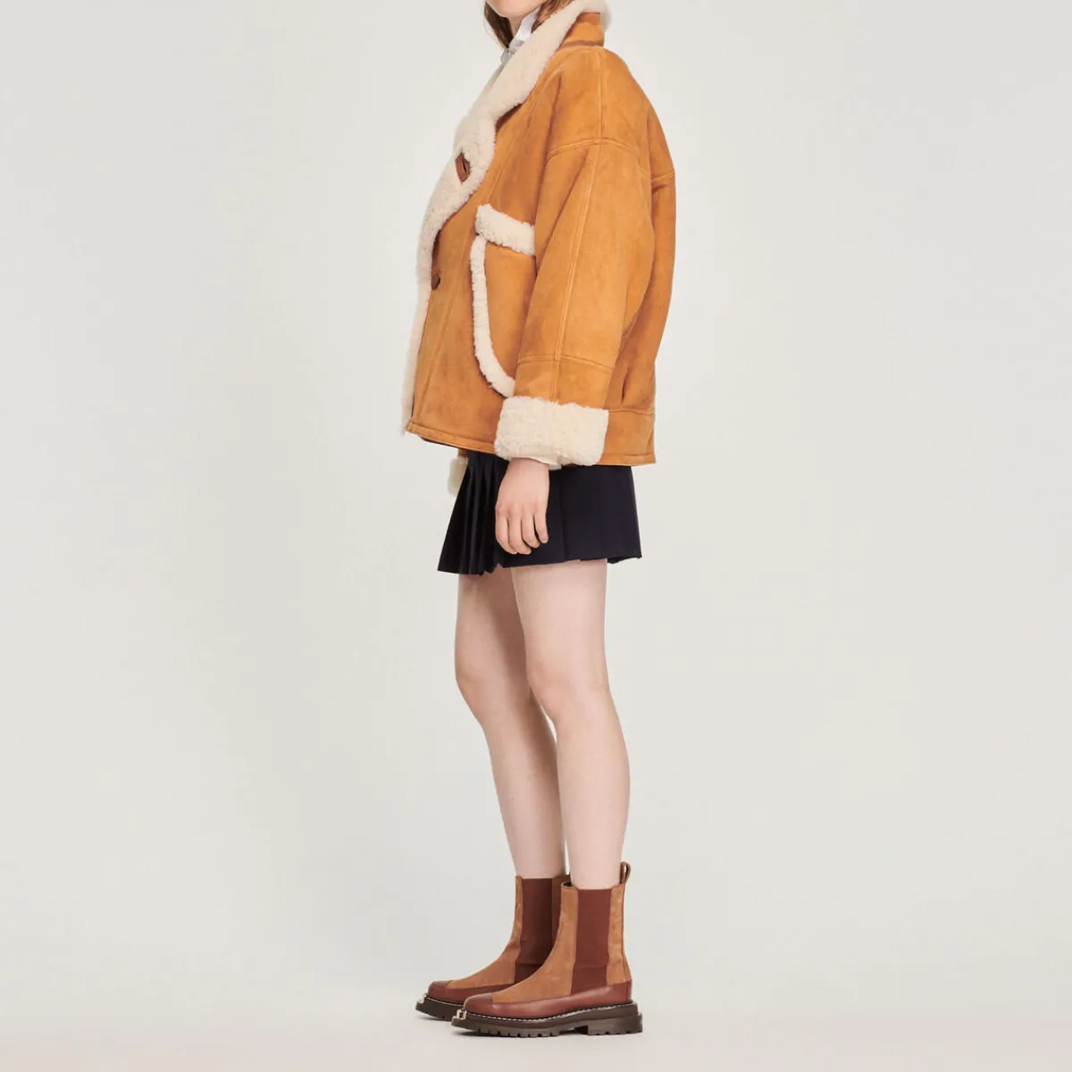 Cheap Short Sheepskin Coat Women Coats