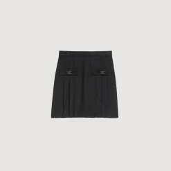 Fashion Short Skirt With Stitched Pleats Women Skirts