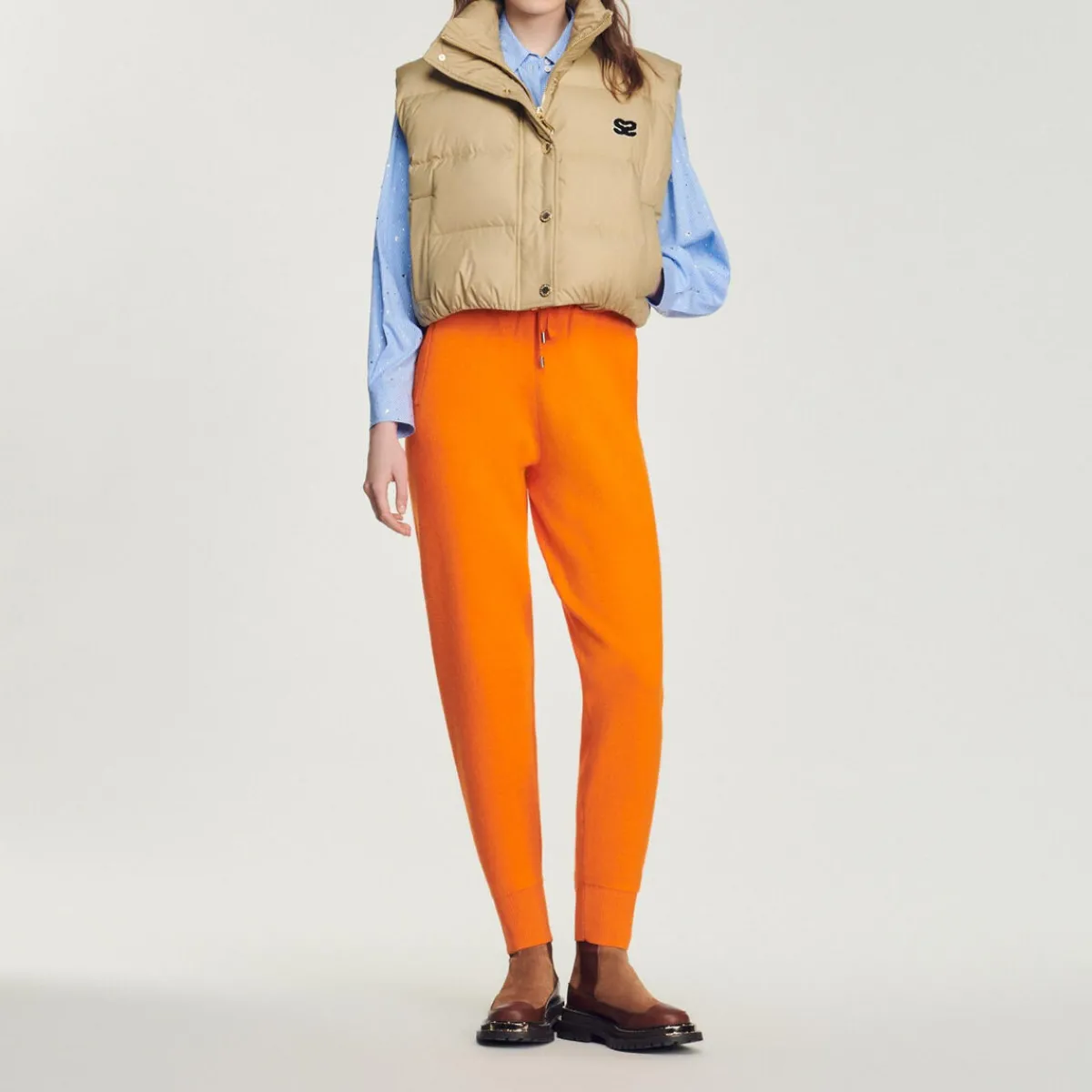 Sale Short Sleeveless Padded Jacket Women Coats