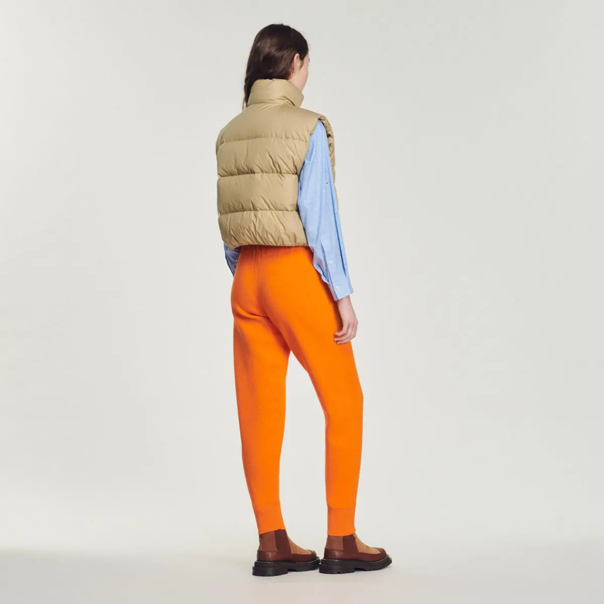 Sale Short Sleeveless Padded Jacket Women Coats