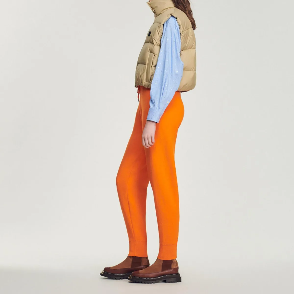 Sale Short Sleeveless Padded Jacket Women Coats