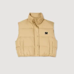 Sale Short Sleeveless Padded Jacket Women Coats