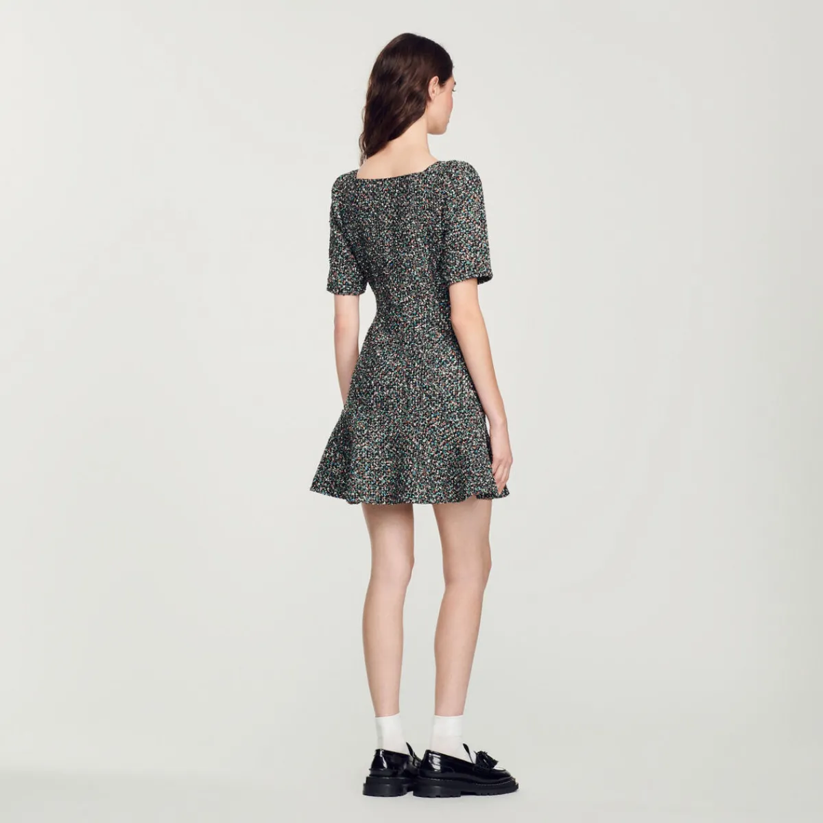 Shop Short Tweed Dress Women Dresses