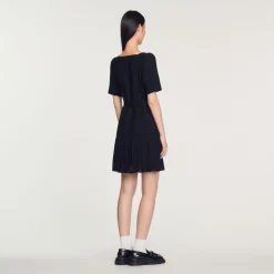 Sale Short Tweed Dress Women Dresses