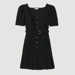 Sale Short Tweed Dress Women Dresses
