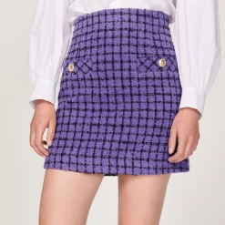Flash Sale Short Tweed Skirt Women Matching Sets
