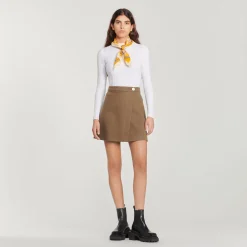 Store Short Wraparound Skirt Women Skirts