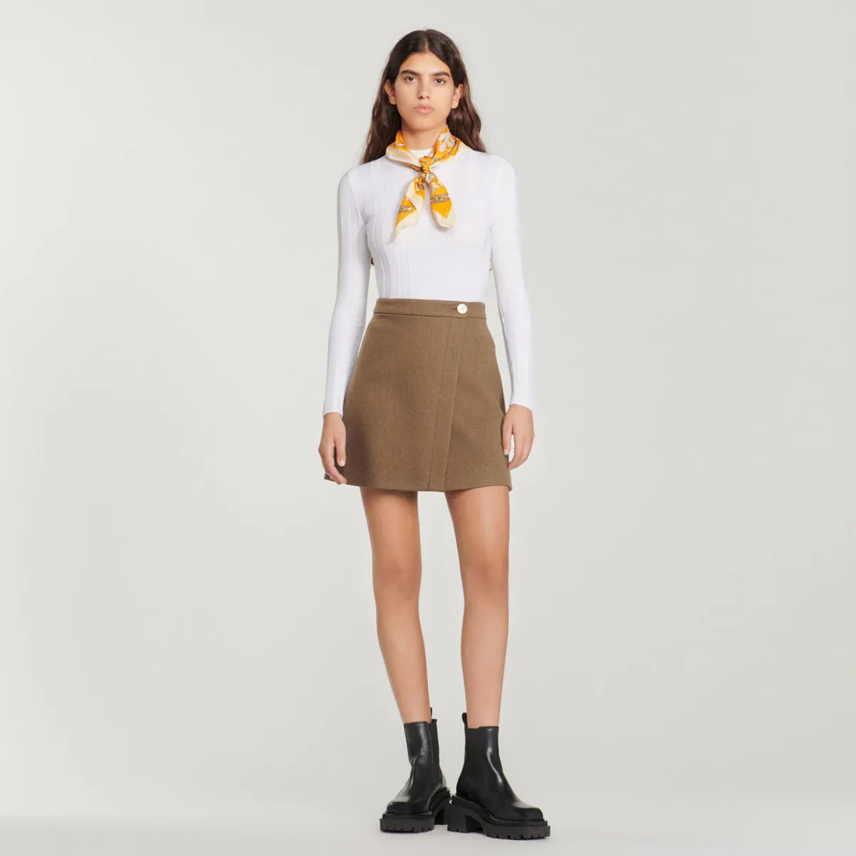 Store Short Wraparound Skirt Women Skirts