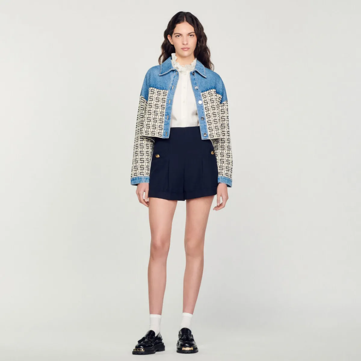 Flash Sale Shorts With Turn-Ups Women Matching Sets