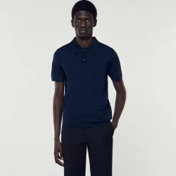 Cheap Short-Sleeve Knitted Polo Shirt Men T-Shirts & Polos