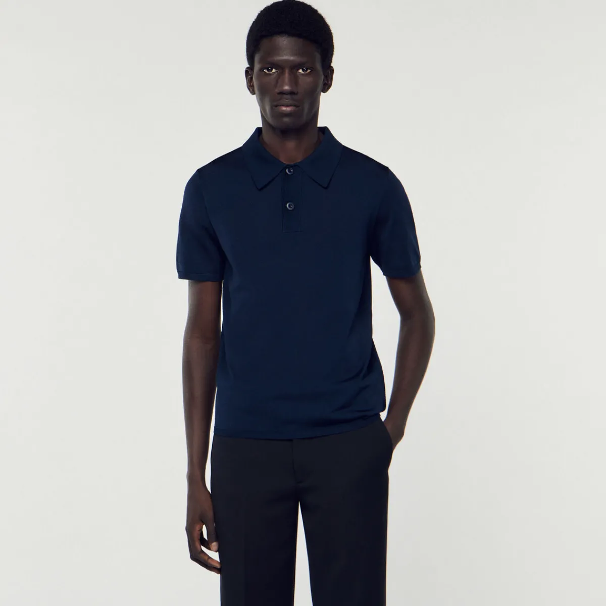 Cheap Short-Sleeve Knitted Polo Shirt Men T-Shirts & Polos