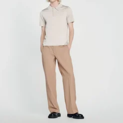 Outlet Short-Sleeve Knitted Polo Shirt Men T-Shirts & Polos