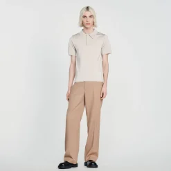 Outlet Short-Sleeve Knitted Polo Shirt Men T-Shirts & Polos