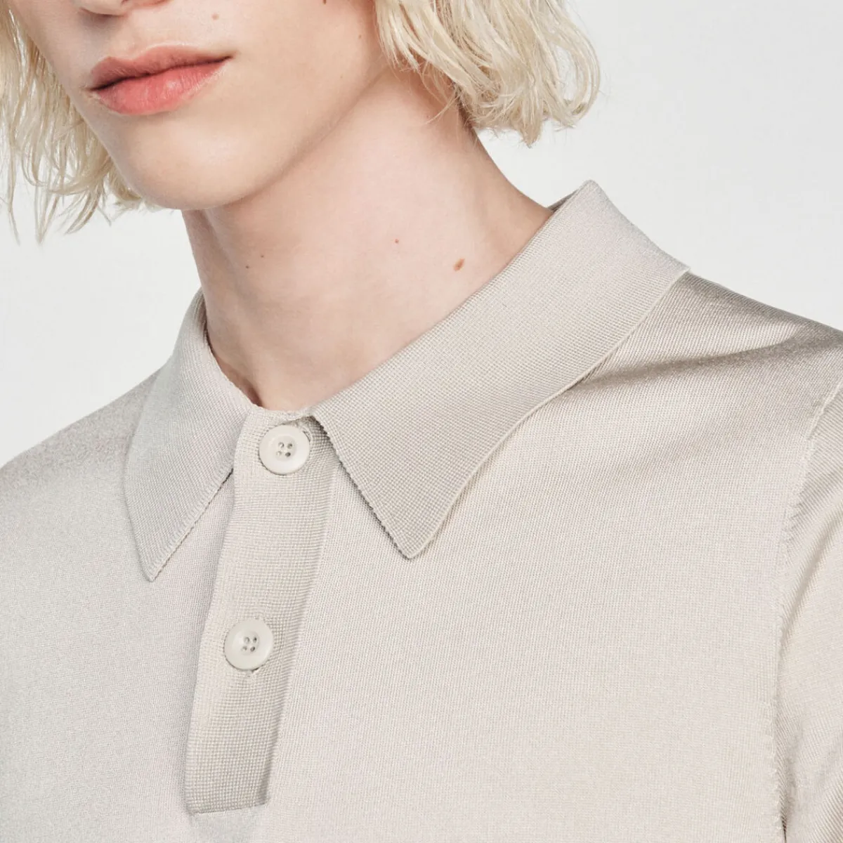 Outlet Short-Sleeve Knitted Polo Shirt Men T-Shirts & Polos