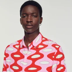 Store Short-Sleeved Printed Shirt Men Shirts