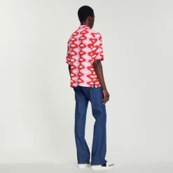 Store Short-Sleeved Printed Shirt Men Shirts