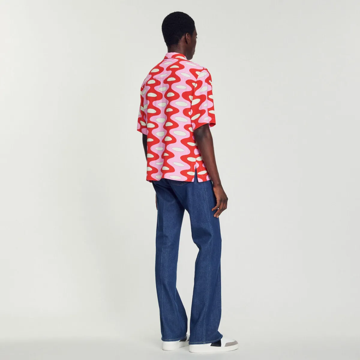 Store Short-Sleeved Printed Shirt Men Shirts