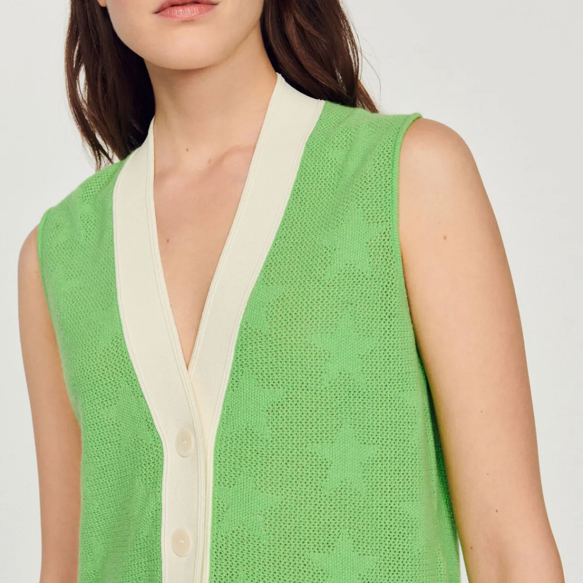 Clearance Sleeveless Cardigan Women Sweaters & Cardigans