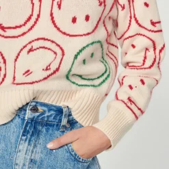Hot Smiley Sweater Women Sweaters & Cardigans